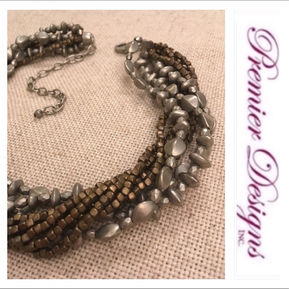 9 Strand Antiqued Matte Silver Brass WEAR IT NOW - Picture 3 of 11